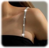 2 Pièces Bretelle D'épaule Strass, Bretelles Soutien-Gorge Strass, Bretelle D'épaule Cristal Ajustable Et Antidérapante Pour Hauts Soutien-Gorge Et Robes, Sangle En Cristal Pour Femmes