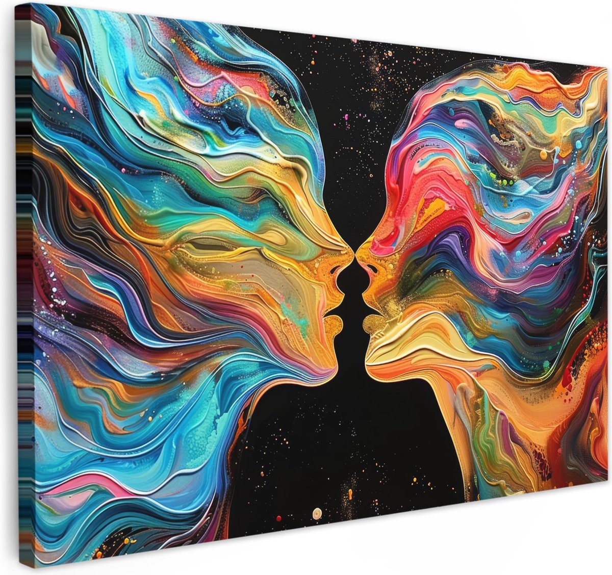 La'Moussawi ® Elegante Moderne Canvas Wanddecoratie 120 x 80 cm voor Diverse Kamers en Stijlen