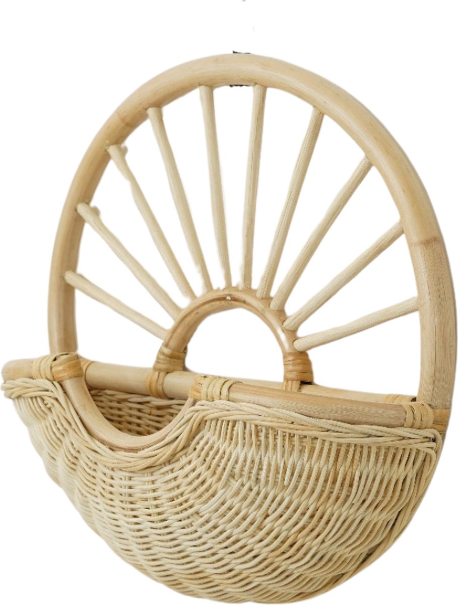Cokos Sun rotan wandhanger