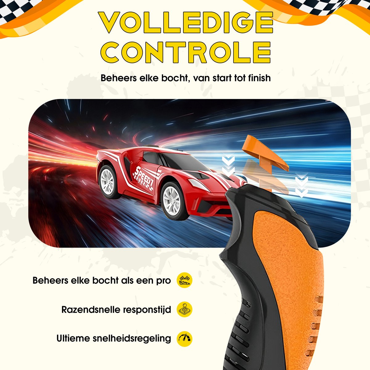 CosmoToys Elektrische Racebaan - Auto Speelgoed voor Kinderen - Kinderspeelgoed - Autobaan Speelgoed 5,6 M Lang - Classics — afbeelding 5