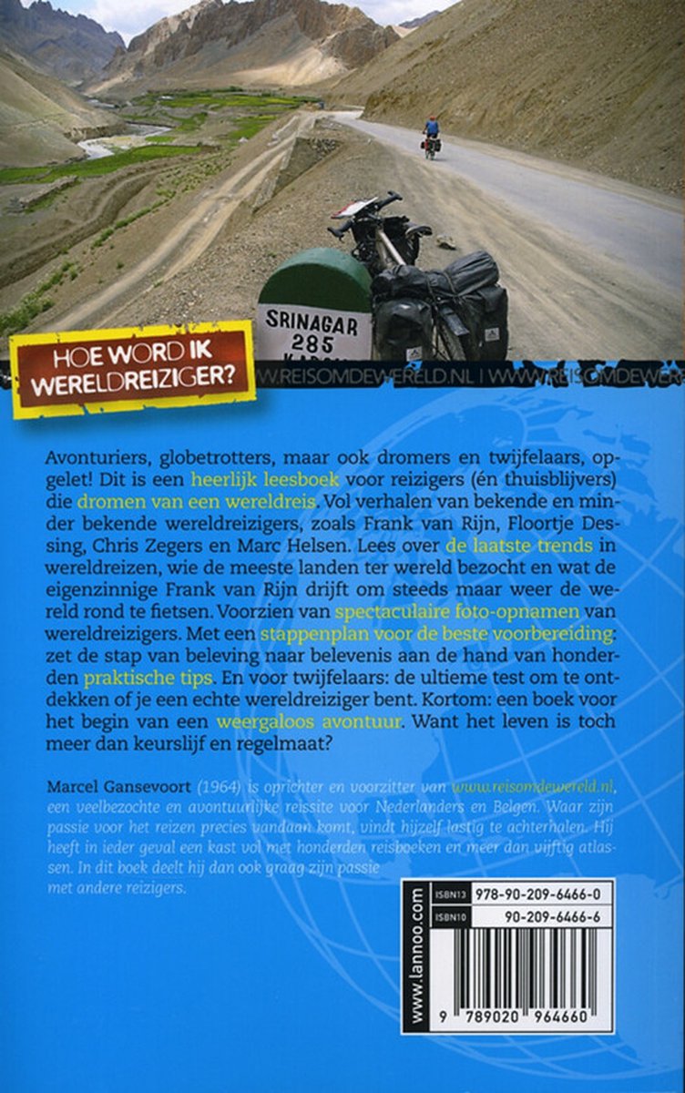 Hoe Word Ik Wereldreiziger - back cover