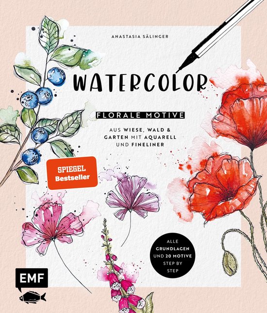 Watercolor – Florale Motive aus Wiese, Wald & Garten mit A ... - cover