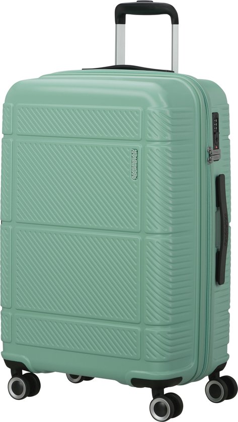 American Tourister Reiskoffer -Speedplay spinner (4 wiel) 66/24 TSA - Soft green - 3.5 kg - 65 l