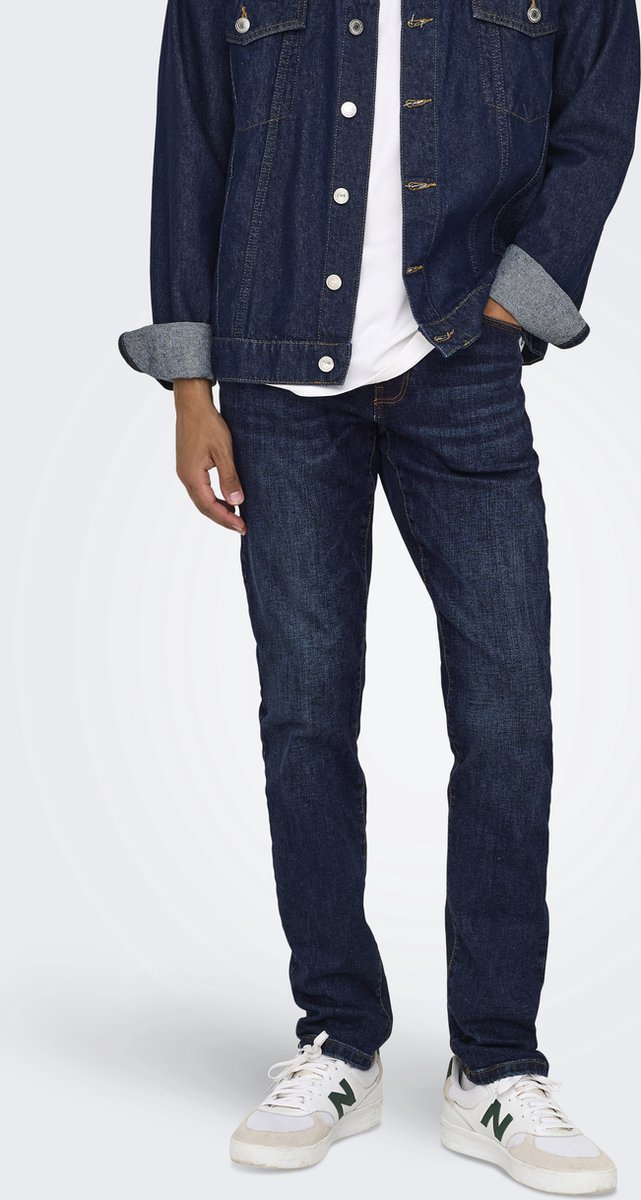 ONLY&SONS - ONSLOOM SLIM DB 6749 MAT DNM NOOS - Heren - Jeans