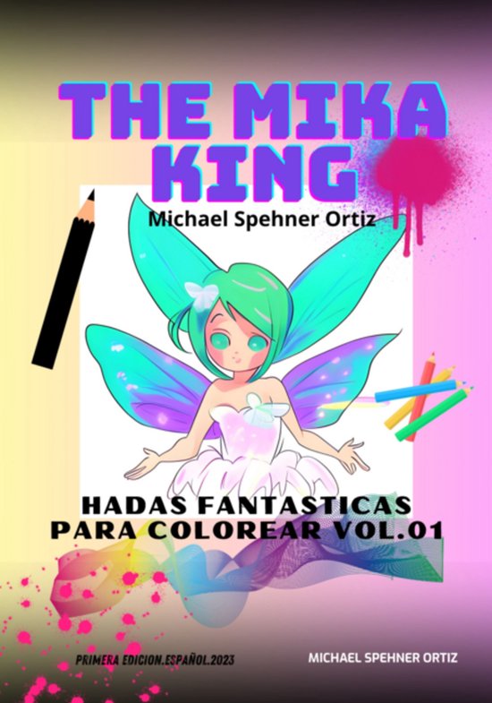 Hadas Fantasticas Para Colorear Vol.01 The Mika King - cover