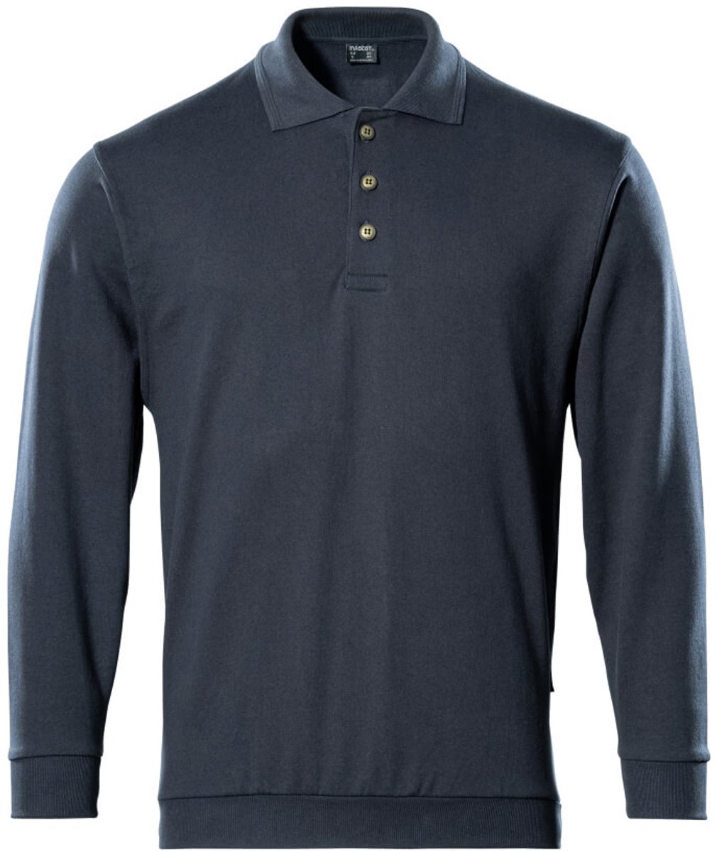Mascot Crossover Polosweatshirt 00785-280 - donkermarine - 2XL