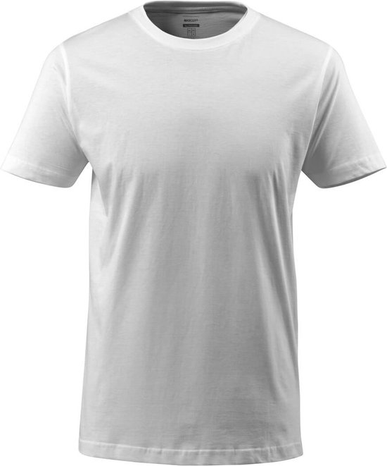 Wit Mascot Crossover T-shirt met korte mouwen.