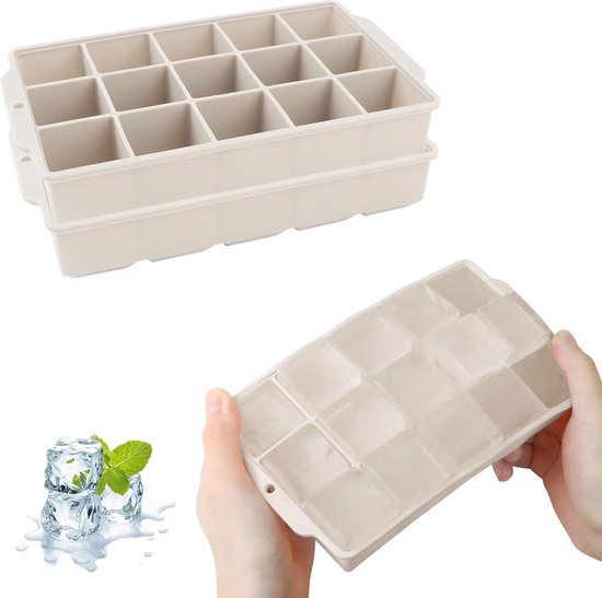 4 Stuks Siliconen Ice Ball Mould, Grote Rond Ijsblokjesvorm met 2-In-1 Trechterdeksel, Bpa-Vrij Herbruikbare Bol Vormen, Gemakkelijk te Verwijderen Ice Ball Maker voor Whisky/Cocktails/Koffie (Zwart