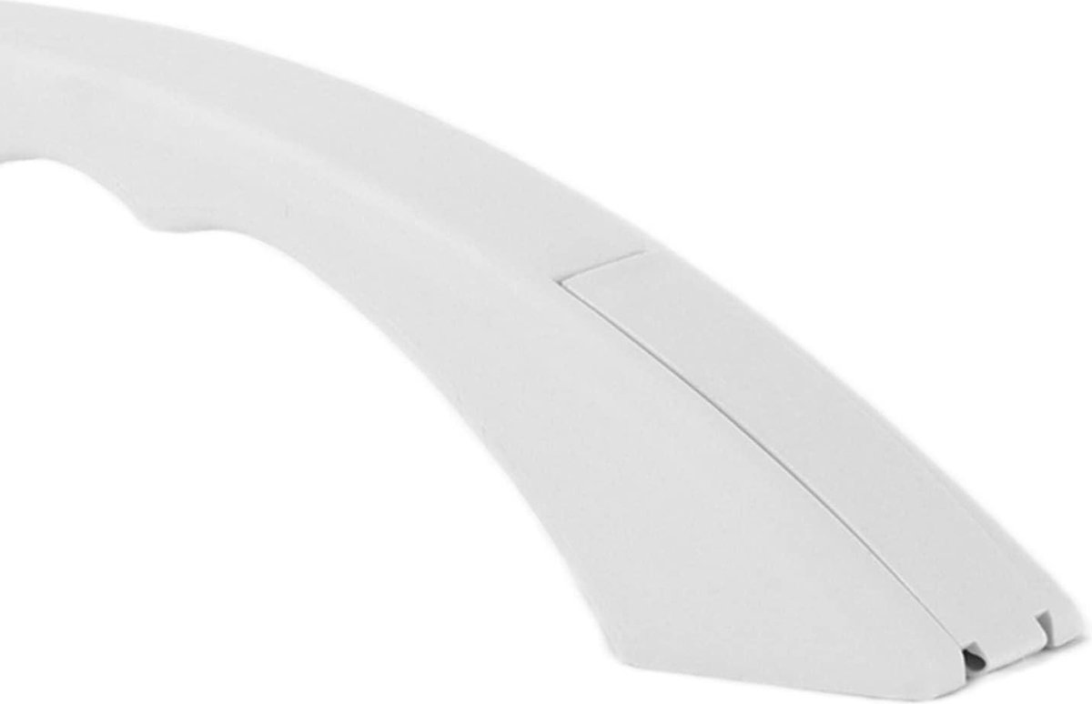 Caravan-reserveonderdelen, beugelgreep met afdekkappen, witte handgrepen voor campers, reisaanhangers, caravans, cargos, caravans, boot en aanhangers, 280 mm