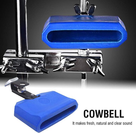 Koebel Klem Zilver Drum Klem Cowling Montagebeugel Uitbreidingsklem Aangepast Percussies Drum Set Cowbell Beugel Cowbell Extension Clip