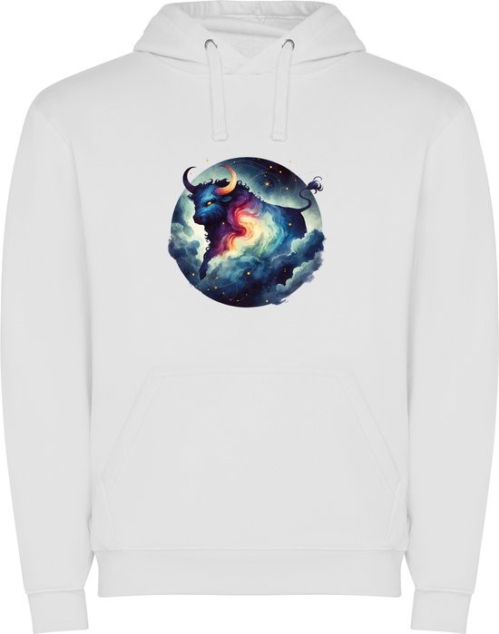Sweat à capuche unisexe Witte avec impression « Signe du zodiaque Taureau coloré – Astrologie – Horoscope – Signes du Zodiac » en couleur de la marque Roly taille XXL