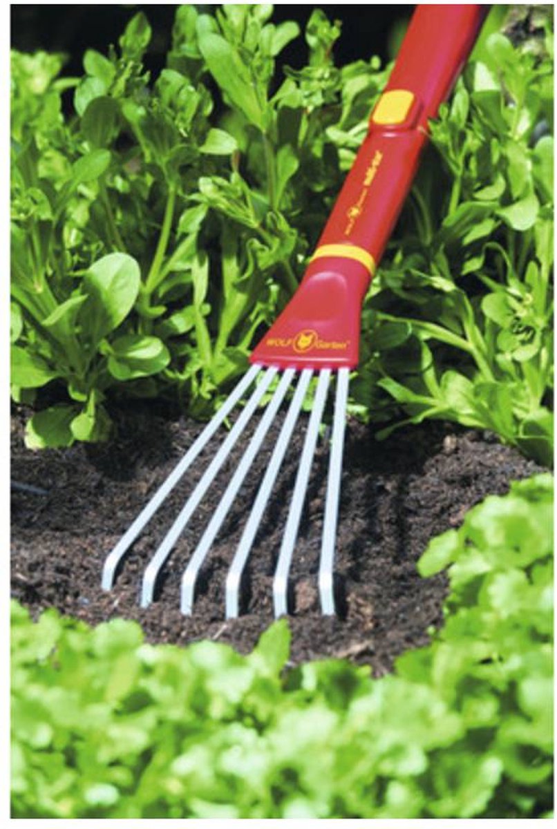 Wolf-Garten Bladhark Ld-M + Steel Zm 015 - Bladhark - Rood Geel