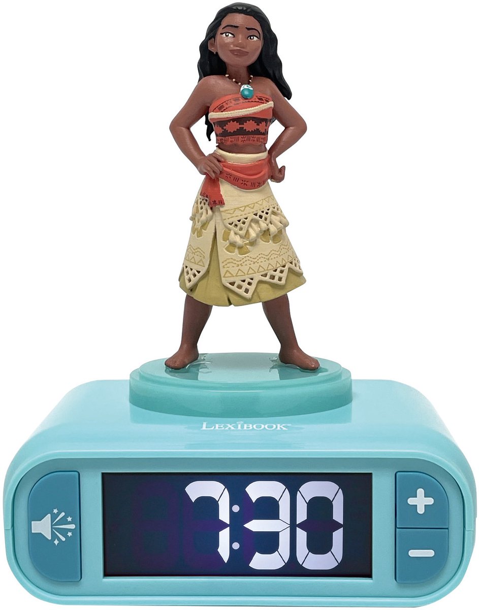 Disney Princess Vaiana Wekker + Licht Lichtblauw