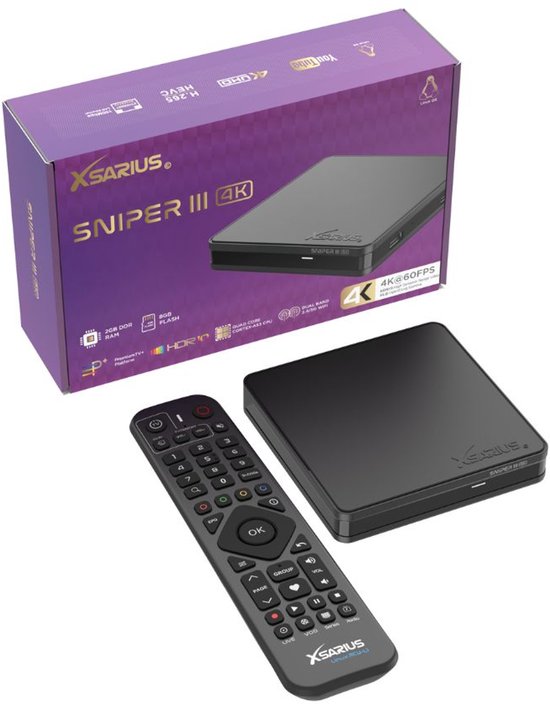 Xsarius Sniper 3 - 4K Linux OTT Mediastreamer