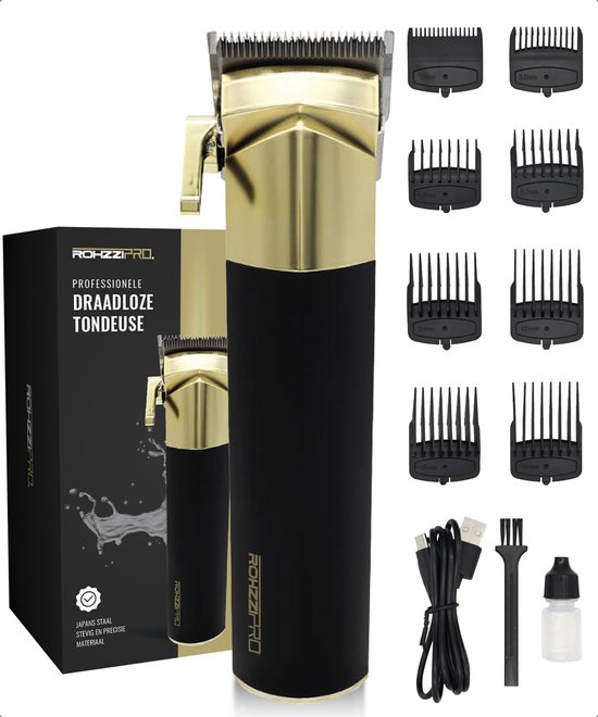 Rohzzi® Draadloze Tondeuse Mannen - HQ2228 -Trimmer voor Hoofd & Baard - Japanse Staal
