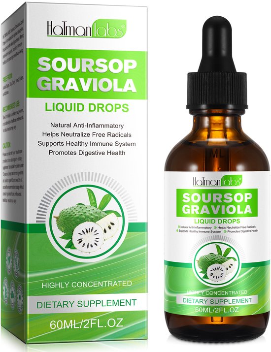 Soursop Zuurzak druppels - celherstel en immuunsysteem - 60ml