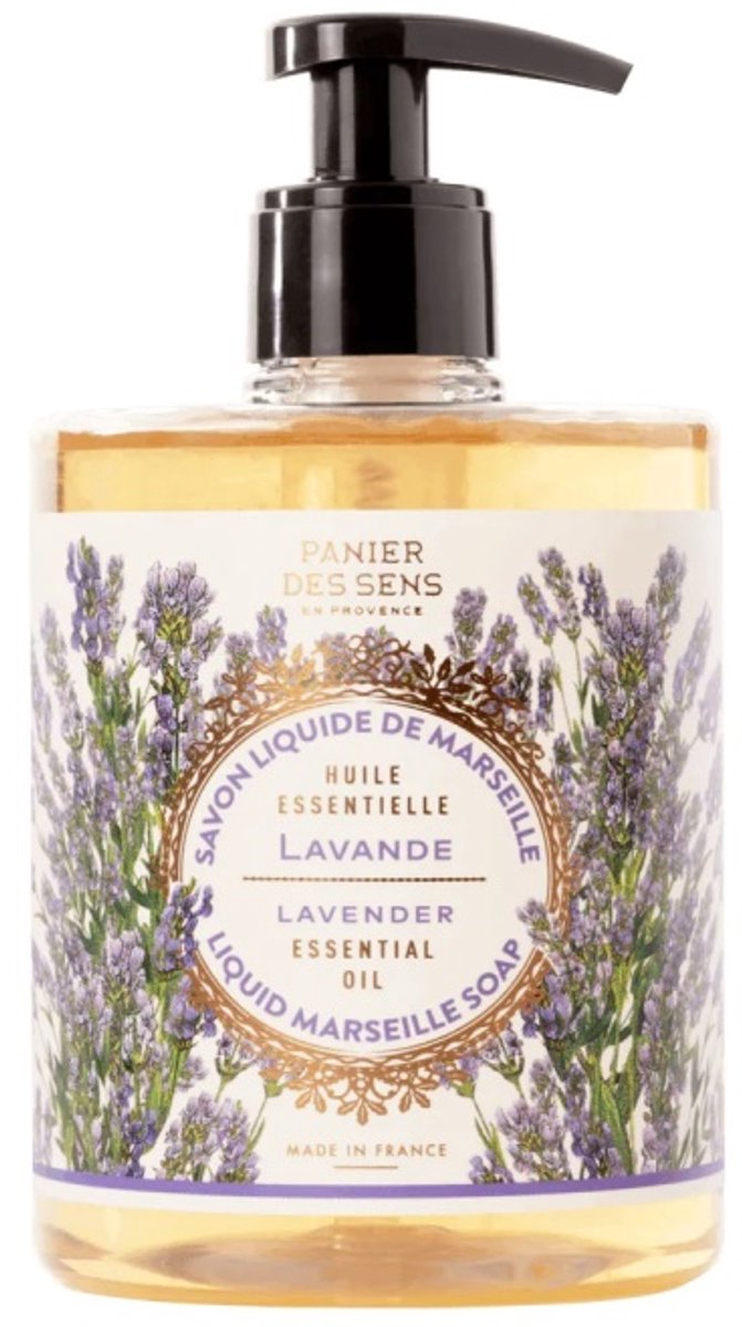 Panier des Sens - Vloeibare Marseillezeep - Handzeep / Douchegel - Lavender - 500 ml - Vegan