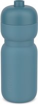 Bidon Mepal Sport Squeeze - 600 ml - Presser et boire - Valve anti-fuite - Passe au lave-vaisselle - Gourdes - Bleu Frost