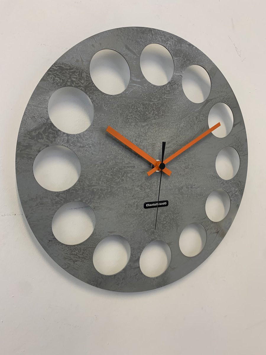 MOSACLOCK GREY LABEL Wandklok Modern Industrieel Design