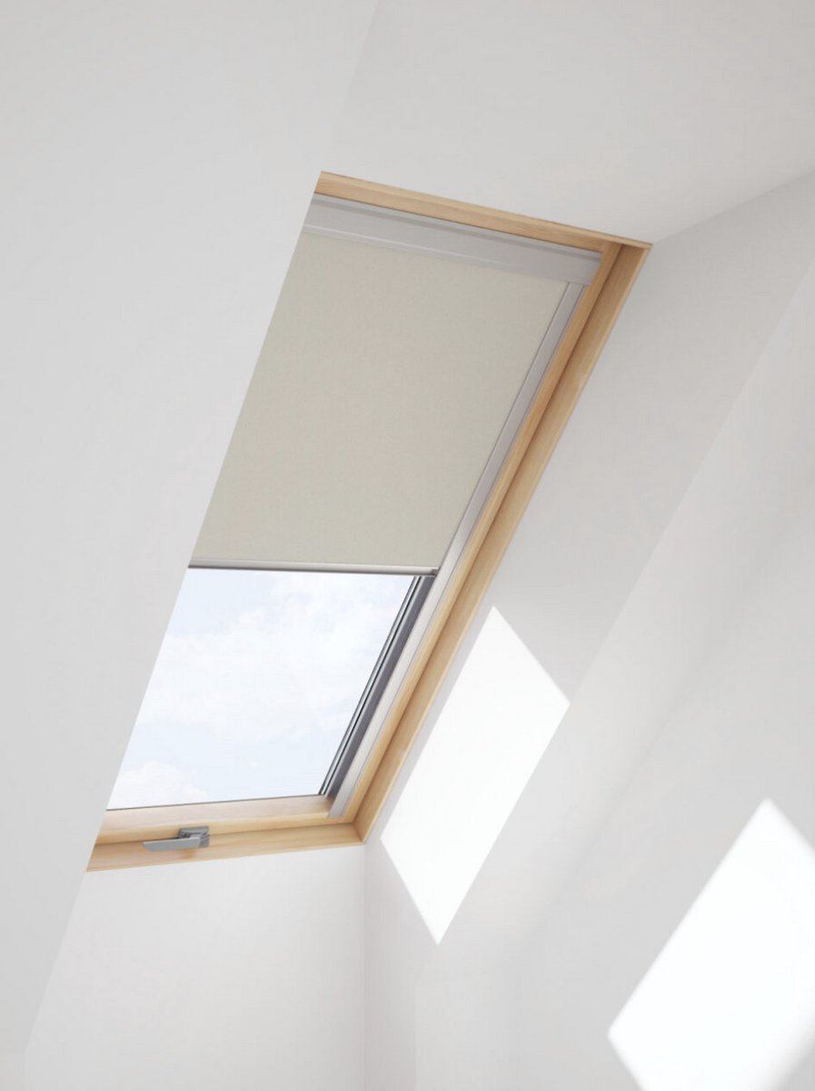 Contrio Verduisterende rolgordijn DAKEA /DAKSTRA F6A 66x118 - Beige