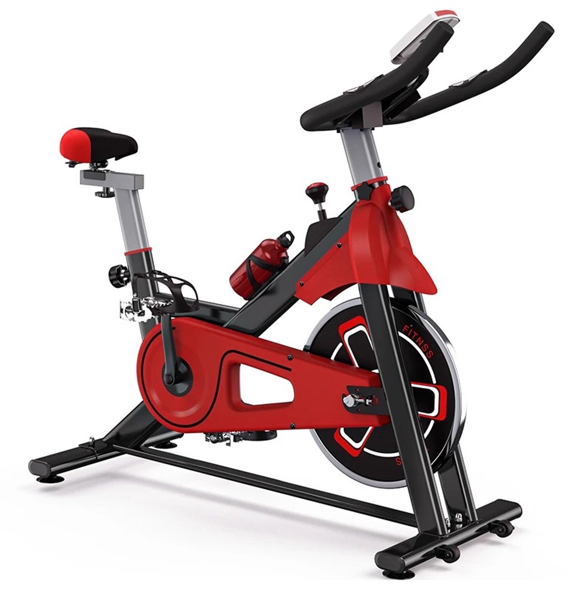 Boleen - Fitness Hometrainer - Hometrainer - Stoelfiets - Hometrainer Fiets - Met LCD-monitor - Stil - Met Hart Meet Functie - Makkelijk Verplaatsbaar