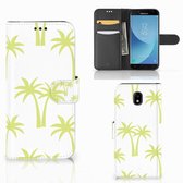 Geschikt voor Samsung Galaxy A30 Hoesje Palmtrees