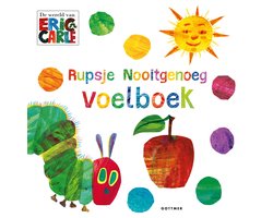 Omslag van Rupsje Nooitgenoeg voelboek