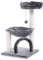 Animali Krabpaal - Krabpaal Voor Katten - Kattenhuis - Kattenmand - Kattenpaal - Grijs