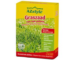 AZstyle Graszaad Herstel - Doorzaaien van Kale Plekken - 250 GR - voor 10 tot 15 m2