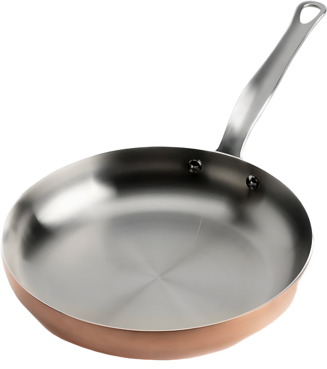 Mauviel 1830 - Koper - Aluminium - RVS - Braadpan - Ø 24cm - Frypan