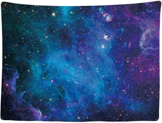 Ulticool - Natuur Galaxy Heelal Ruimte Planeten Zonnestelsel Astronaut - Wandkleed - 200x150 cm - Groot wandtapijt - Poster - Kamer Slaapkamer Woonkamer Kinderkamer Decoratie Accessoires - Tiener Cadeau Jongen