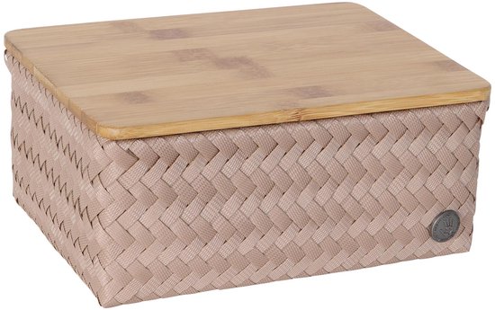 Wenko 23924100 Terra Bamboe Organizer, 3 vakken, opbergdoos, badmand, bamboe,bruin