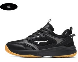 Livano Tennisschoenen - Heren - Dames - Tenniskleding - Indoor - Outdoor - Zwart - Maat 43
