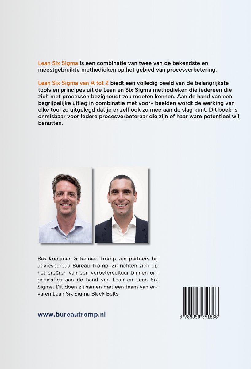Lean Six Sigma van A tot Z - back cover