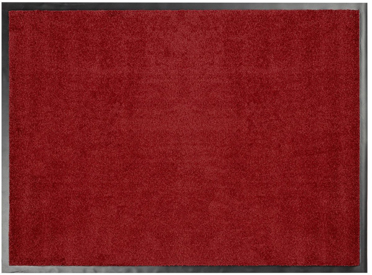 Floordirekt Deurmat Performa - Hoog Absorptievermogen - Voor Binnen en Buiten - Rood - 90 x 120 cm