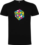 Maze Ball Cube Rolbal, puzzel, doolhof, 8,5 x 8,5 x 8,5 cm, educatief speelgoed, fidget roller, maze, kubus met 1 stalen ballen voor het cultiveren