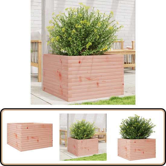 vidaXL Jardinière brouette 128x45,5x43 cm bois de sapin massif