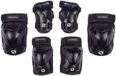 Nijdam Skate Beschermset - Volwassenen - Ink Shield - Zwart- Maat M