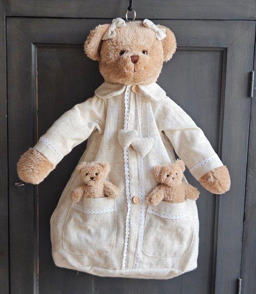 La Galleria - Pyjamazak meisjesbeer, ecru 60cm Babykamer decoratie