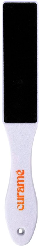 Curamé voetvijl dubbelzijdig kunststof - grof en fijne korrel - verwijdert eelt en harde huid - pedicure eeltvijl
