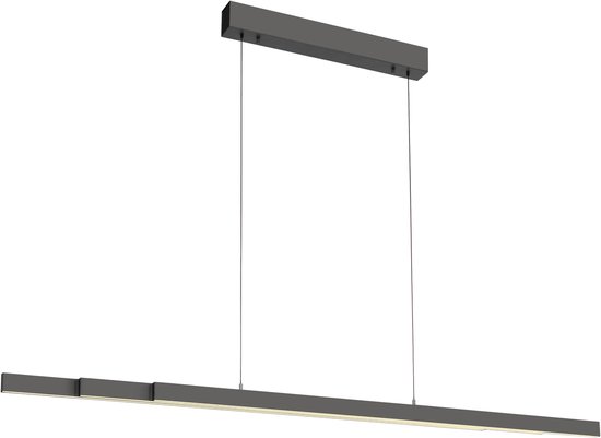 Paul Neuhaus - Lampe suspendue Adriana réglable L 120-179 cm Comfortlift anthracite