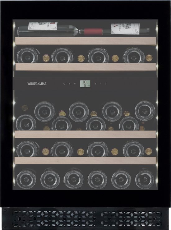 Wine Klima D46-OB78 Wijnklimaatkast Onderbouw 2 Zones - Wine - €2.299,00