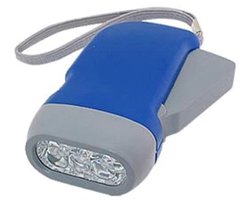 Zaklamp Knijpkat met Dynamo-Ideaal voor uw Noodpakket-Geen batterijen-Opwindbaar-Div. Kleuren