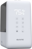 Bol.com Auronic Luchtbevochtiger - 6L Tankcapaciteit Incl. Waterfilter - Babykamer & Slaapkamer - 3 Vernevelingsstanden - Wit aanbieding