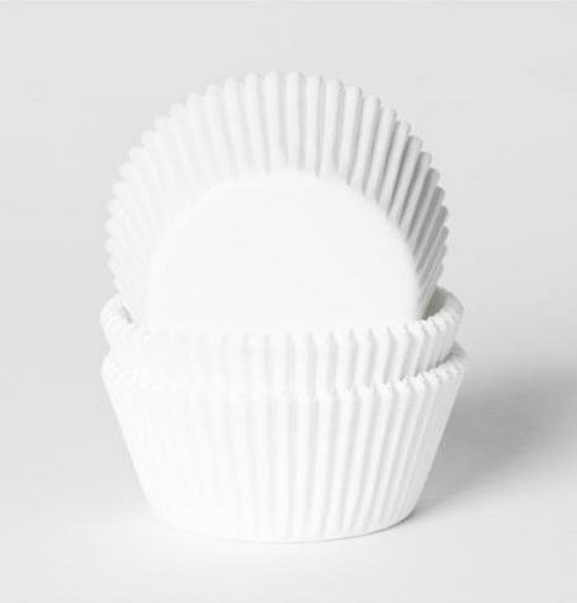 House of Marie - Cupcake Cups Wit 50x33mm. 50st standaard