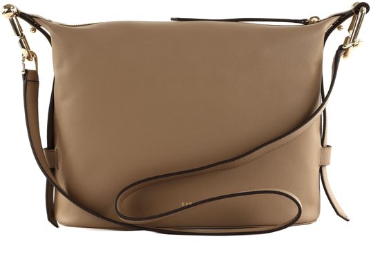 FURLA Cuir Sac à épaule Nuvola Hobo Greige Taupe