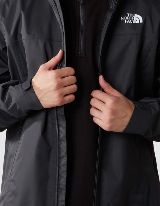 The North Face Fornet Jas - Heren - Asphalt Grey-TNF White M