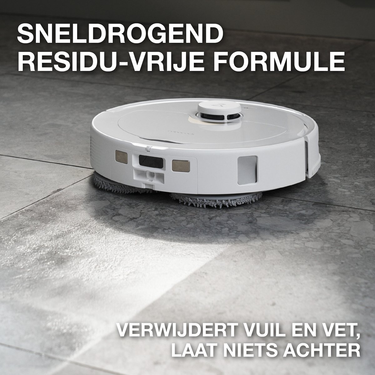 Bona Harde Vloerreiniger voor Robotstofzuiger met Dweilfunctie - Vloerreiniger Robotstofzuiger - Reinigingsmiddel - Sneldrogend en Streeploos - 1,1L — afbeelding 4