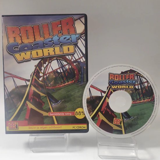 Jeu PS2 Roller Coaster World - Loose (disque Seul), VF, Bon état, Envoi Rapide