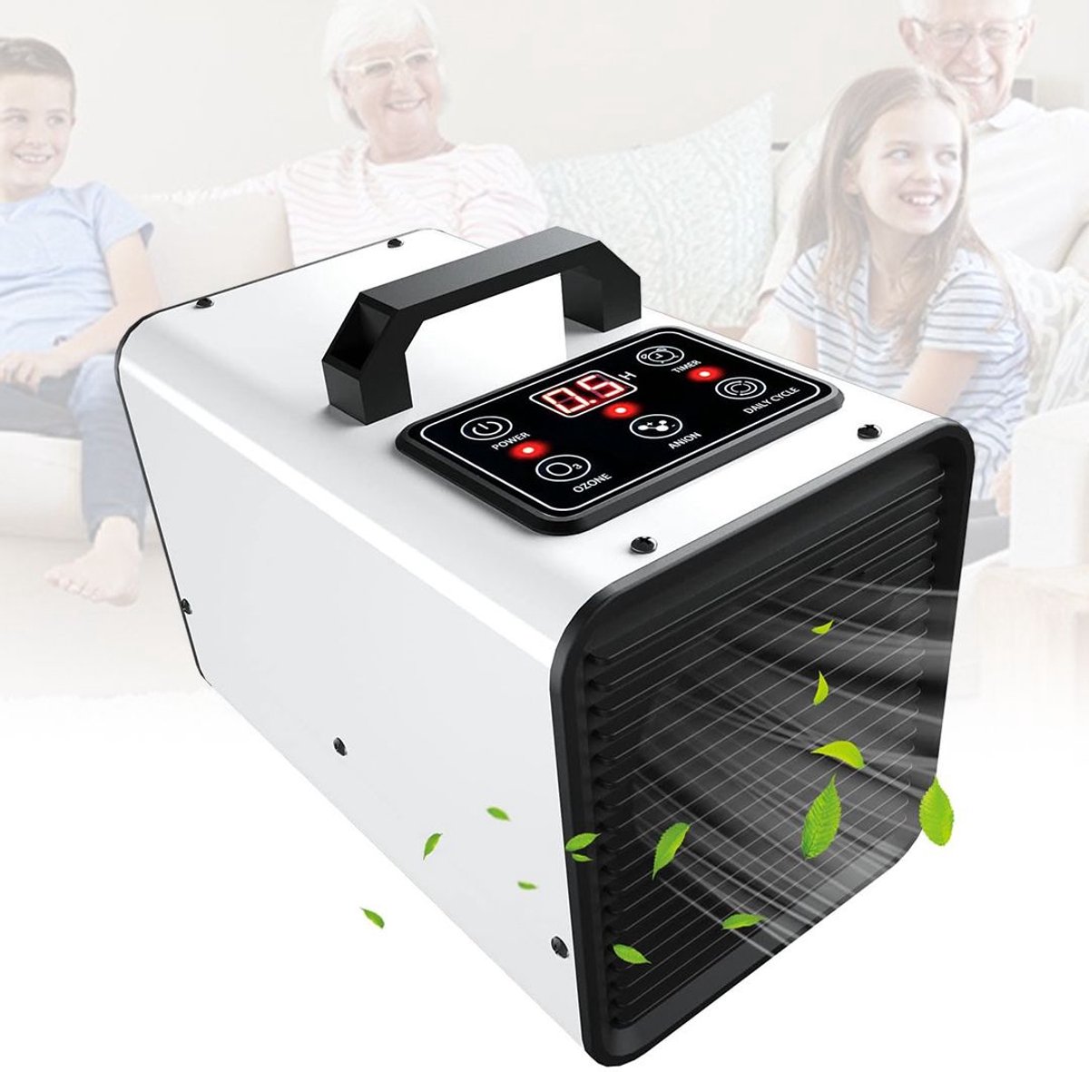ApexArte® Ozon Generator - Ozon Apparaat - Ozongenerator - Luchtreiniger - Lucht Verschoner - Lucht Sterilisatie - Wit